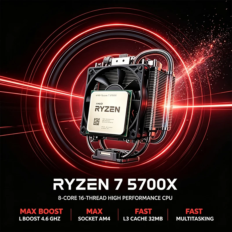 Amd Cpu Ryzen 7 - Procesor AMD Ryzen 7 5700X 8-rdzeniowy