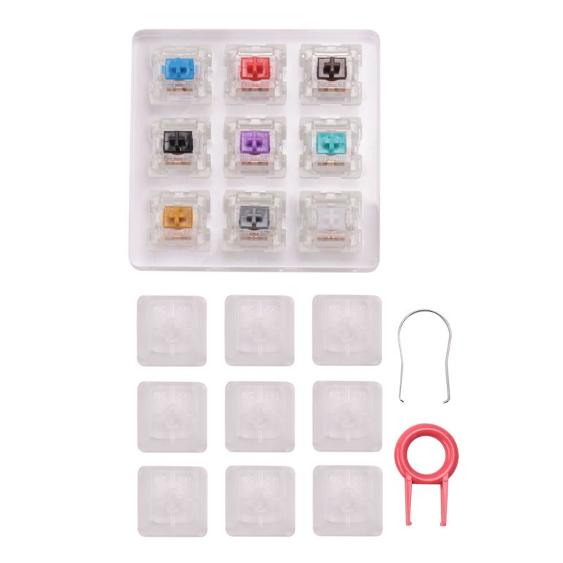 Keyboard Gaming Blue Switch - Tester przełączników YSS-9 do Outemu, do