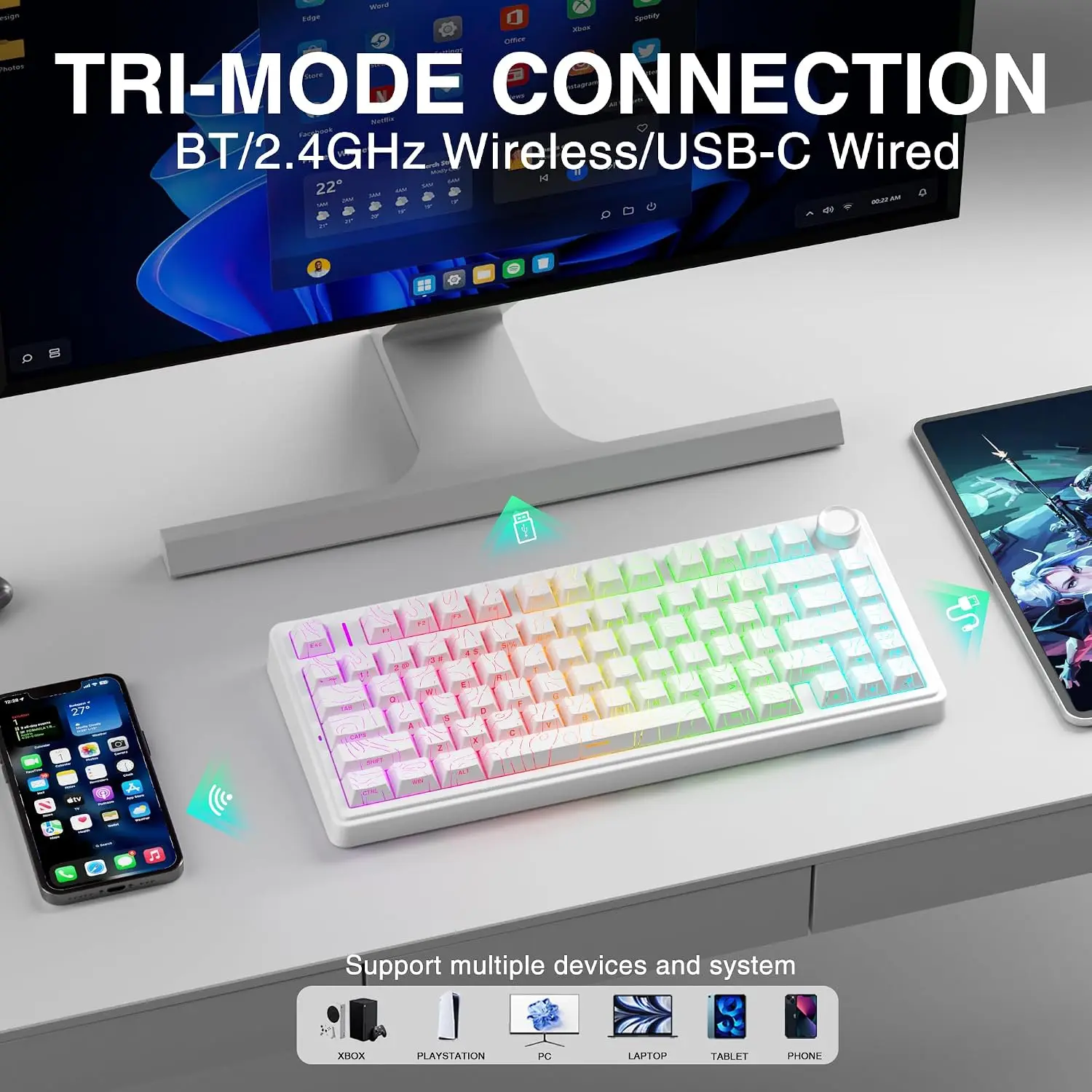 AULA F75 HE – klawiatura mecha – Gaming Keyboard Nearby recenzja i cena