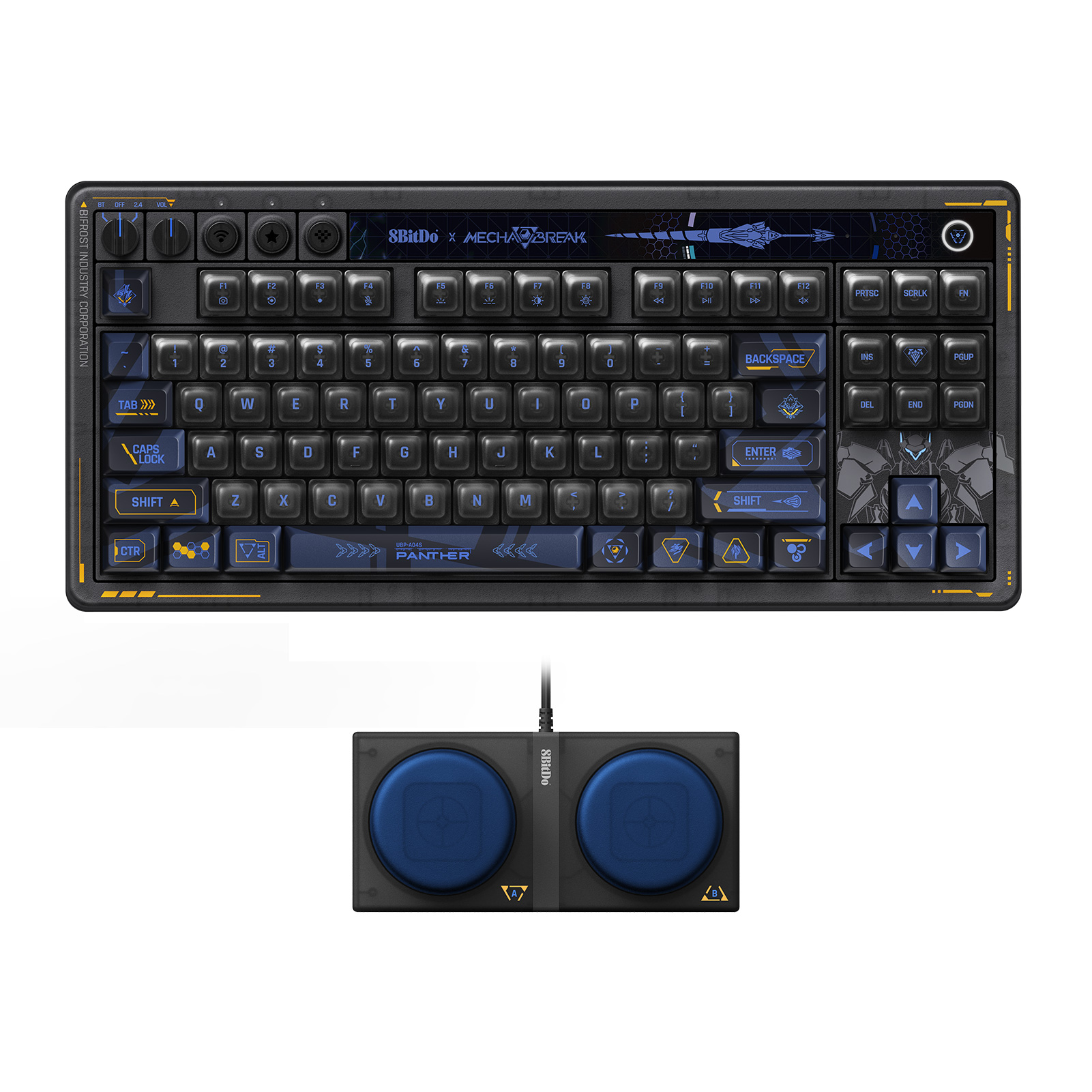 Klawiatura mechaniczna 8BitDo  – Gaming Keyboard Hot Swappable recenzja i cena